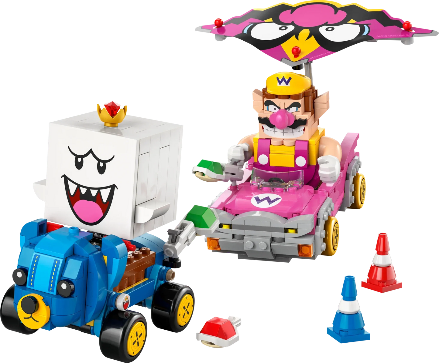 LEGO Super Mario Mario Kart Wario & King Boo