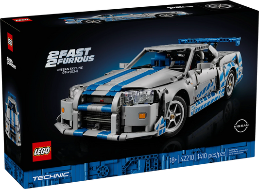 LEGO Technic 2 Fast 2 Furious Nissan Skyline GT-R (R34) Car