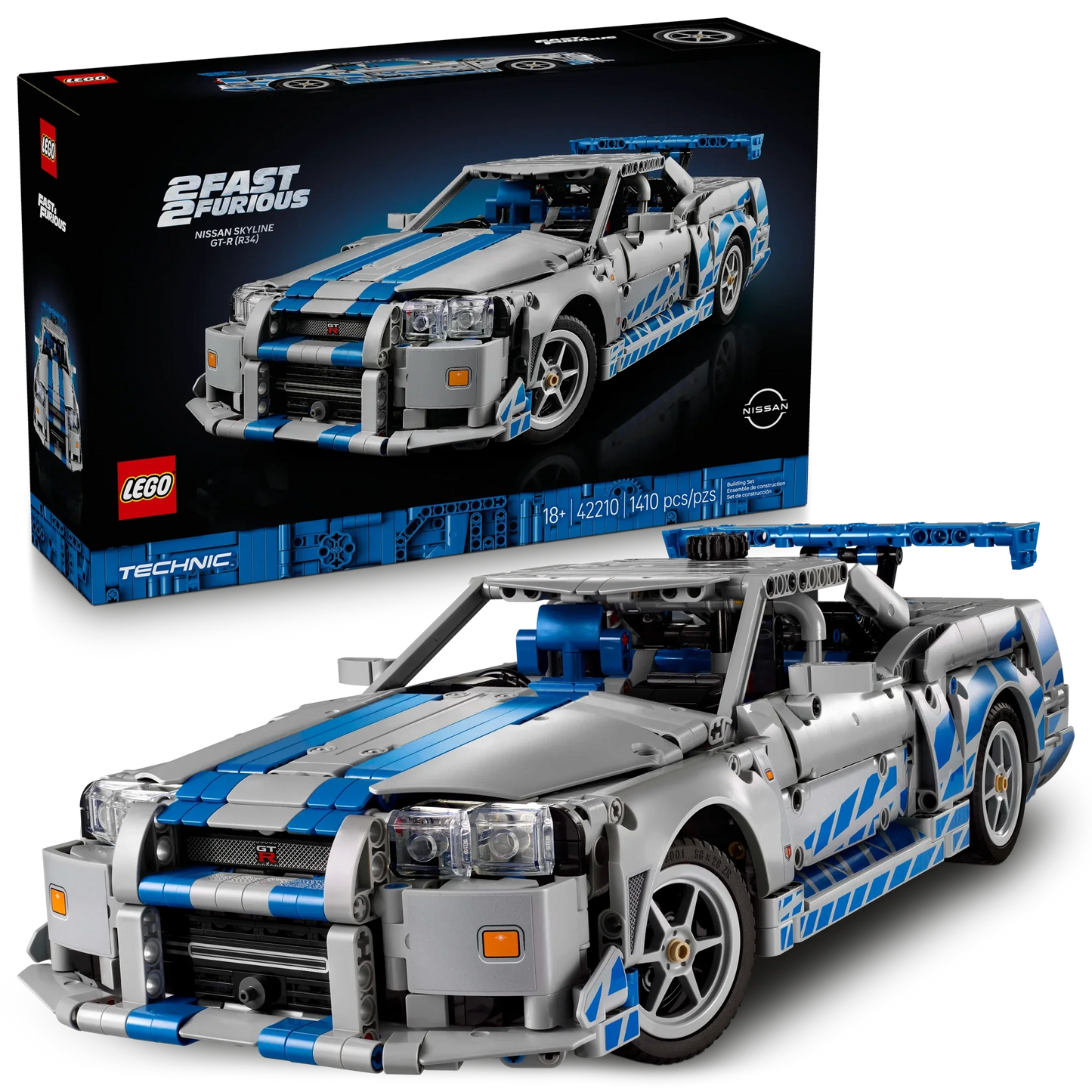 LEGO Technic 2 Fast 2 Furious Nissan Skyline GT-R (R34) Car