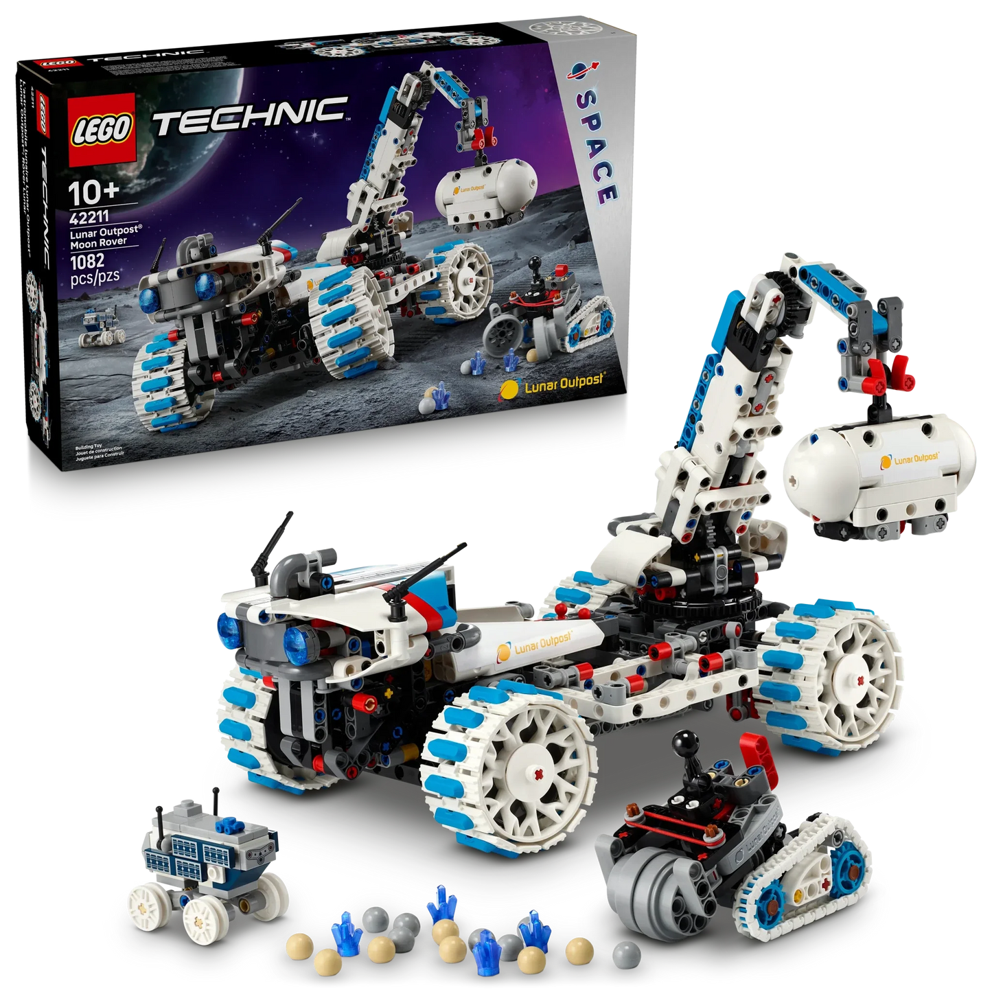 LEGO Technic Lunar Outpost Moon Rover Space Vehicle