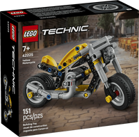 LEGO Technic Yellow Motorcycle