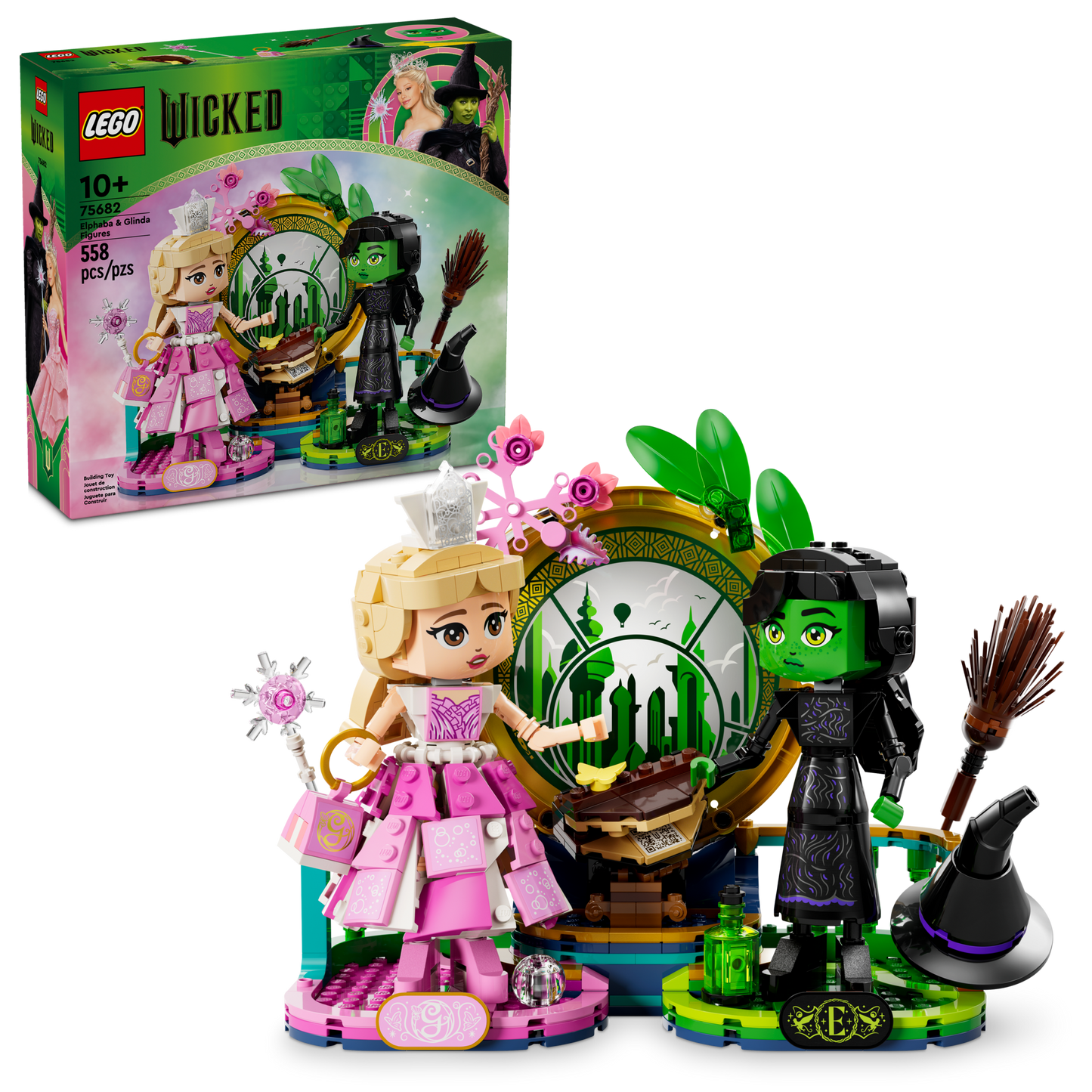 LEGO Wicked Elphaba & Glinda Figures