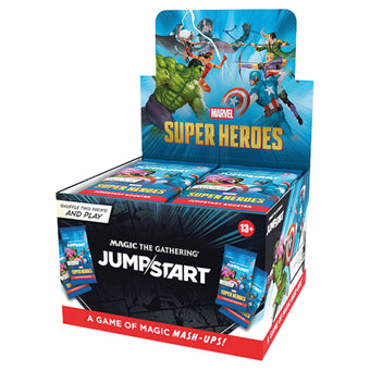 compare product Magic The Gathering Universes Beyond Marvel Super Heroes Jumpstart Booster Box