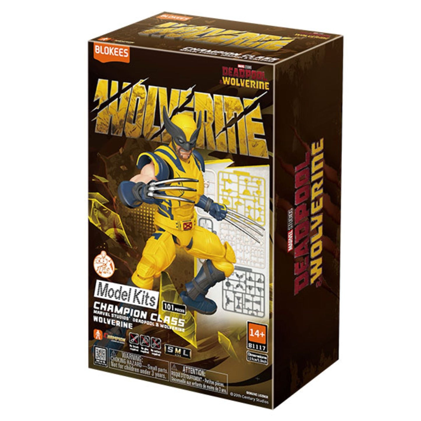 Blokees Marvel 5.3-inch Champion Class CC05 Infinity SAGA Wolverine
