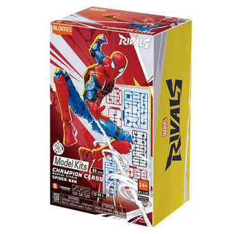 compare product Blokees Marvel 5.3-inch Champion Class Marvel Rivals CC06 Spider-Man