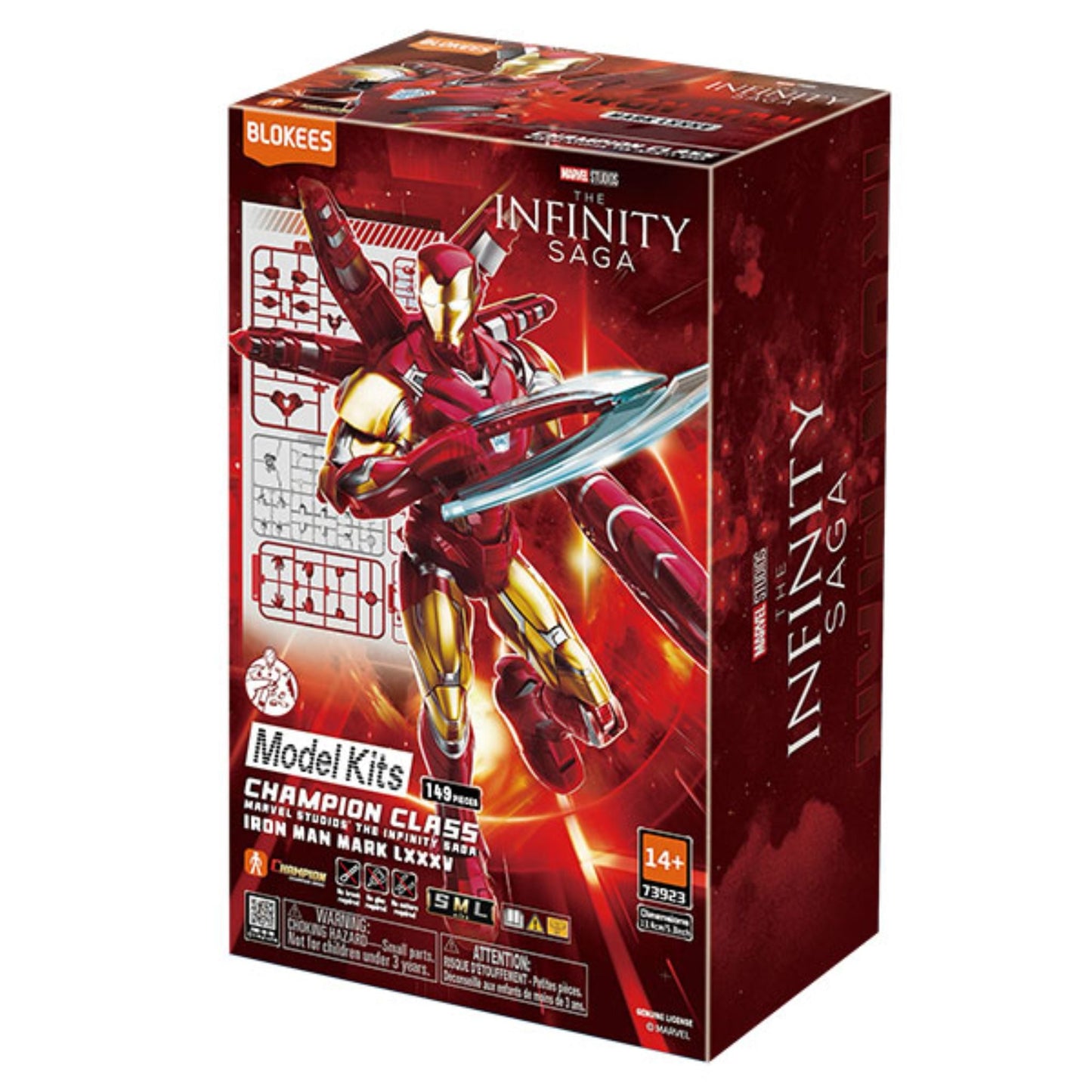 Blokees Marvel 5.3-inch Champion Class CC01 Infinity SAGA Iron Man