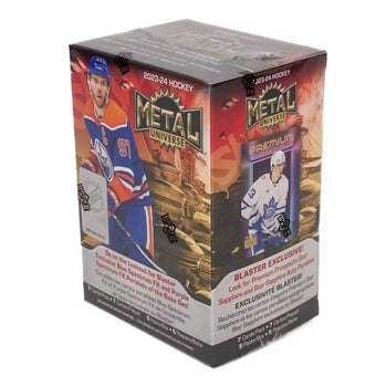 compare product 2023/24 Upper Deck Skybox Metal Universe Hockey Blaster Box