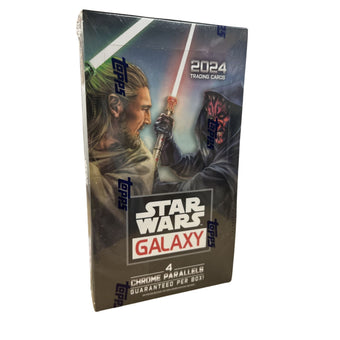 compare product 2024 Topps Star Wars Chrome Galaxy Hobby Box