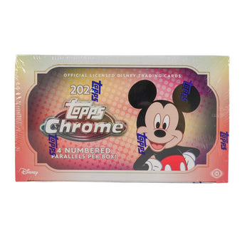 compare product 2024 Topps Chrome Disney Hobby Box