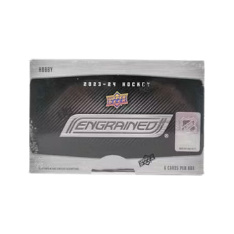 compare product 2023/24 Upper Deck Engrained Hockey Hobby Box