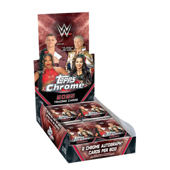 compare product 2025 Topps Chrome WWE Hobby Box