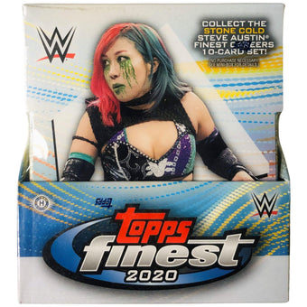 compare product 2020 Topps Finest WWE Hobby Box