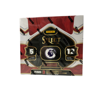 compare product 2022-23 Panini Select Premier League Soccer Hobby 12 Box Case