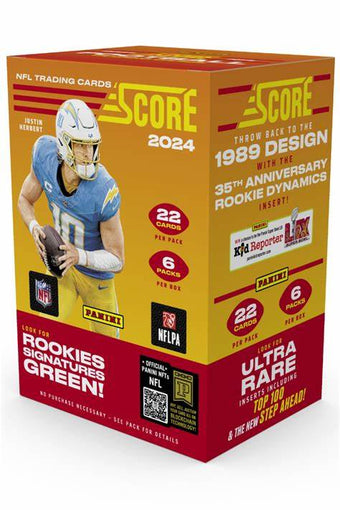 compare product 2024 Panini Score Football Hobby Blaster 20 Box Case