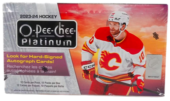 compare product 2023-24 O-Pee-Chee Platinum Hockey Hobby Box