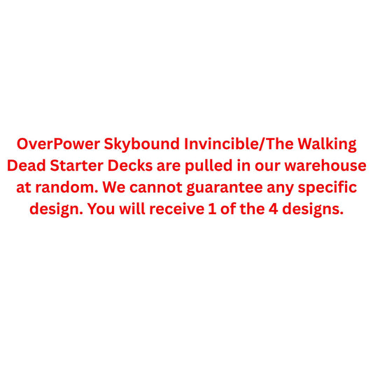 OverPower Skybound Invincible/The Walking Dead Starter Deck (Presell)