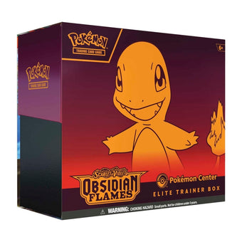 compare product Pokemon Scarlet & Violet Obsidian Flames Pokémon Center Elite Trainer Box