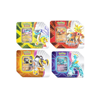 compare product Pokemon Paradox Destinies Tin (8 Tin Case)