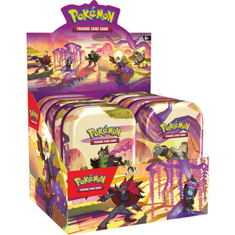 compare product Pokemon Scarlet & Violet Shrouded Fable Mini Tin - 40 Tin Case