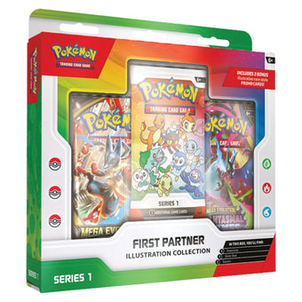 compare product Pokemon First Partner Illustration Collection Box (Series 1)
