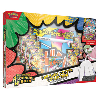 compare product Pokemon Mega Evolution Ascended Heroes Premium Poster Collection (Mega Gardevoir)