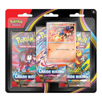 compare product Pokemon Mega Evolution Chaos Rising 3-Booster Blister