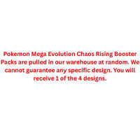 Pokemon Mega Evolution Chaos Rising Booster Pack