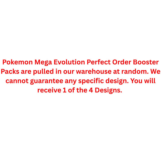 Pokemon Mega Evolution Perfect Order Booster Pack