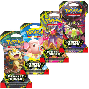 compare product Pokemon Mega Evolution Perfect Order Sleeved Booster Pack