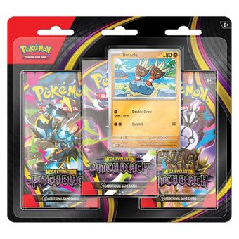compare product Pokemon Mega Evolution Pitch Black 3-Pack Booster Blister