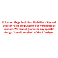 Pokemon Mega Evolution Pitch Black Sleeved Booster Pack