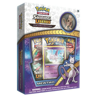 compare product Pokemon Sun & Moon Shining Legends Mewtwo Pin Collection Box
