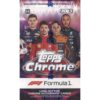 compare product 2023 Topps Chrome F1 Formula 1 Racing Hobby Box