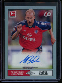 2024 Topps Chrome Mario Basler Refractor Autograph FC Bayern