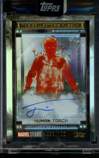 compare product 2025 Topps Marvel Joseph Quinn / Human Torch Autograph Refractor /100