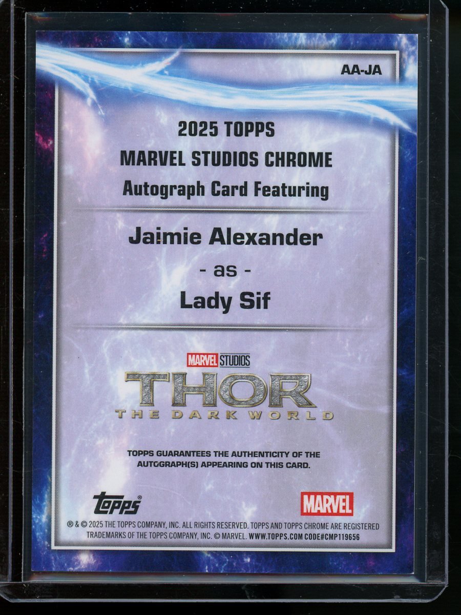 2025 Topps Chrome Lady Sif Refractor Autograph Thor