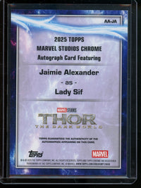 2025 Topps Chrome Lady Sif Refractor Autograph Thor