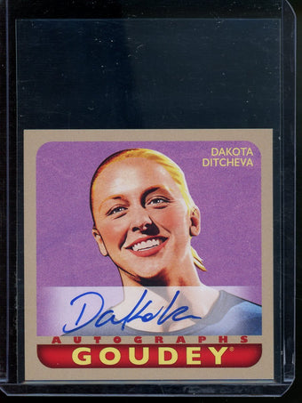 compare product 2025 Upper Deck Goodwin Champions Dakota Ditcheva Goudey Autograph UFC