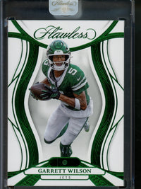 2025 Panini Flawless Garrett Wilson Emerald /5 Jets