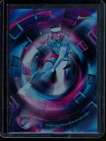 compare product 2026 Topps Finest Shai Gilgeous-Alexander Pulse Case Hit Thunder