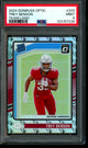 2024 Panini Optic Trey Benson Rated Rookie Team Logo /32 PSA 9 Cardinals
