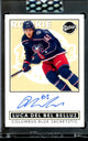 2025 Upper Deck Vintage Luca Del Bel Belluz Rookie Autograph Blue Jackets