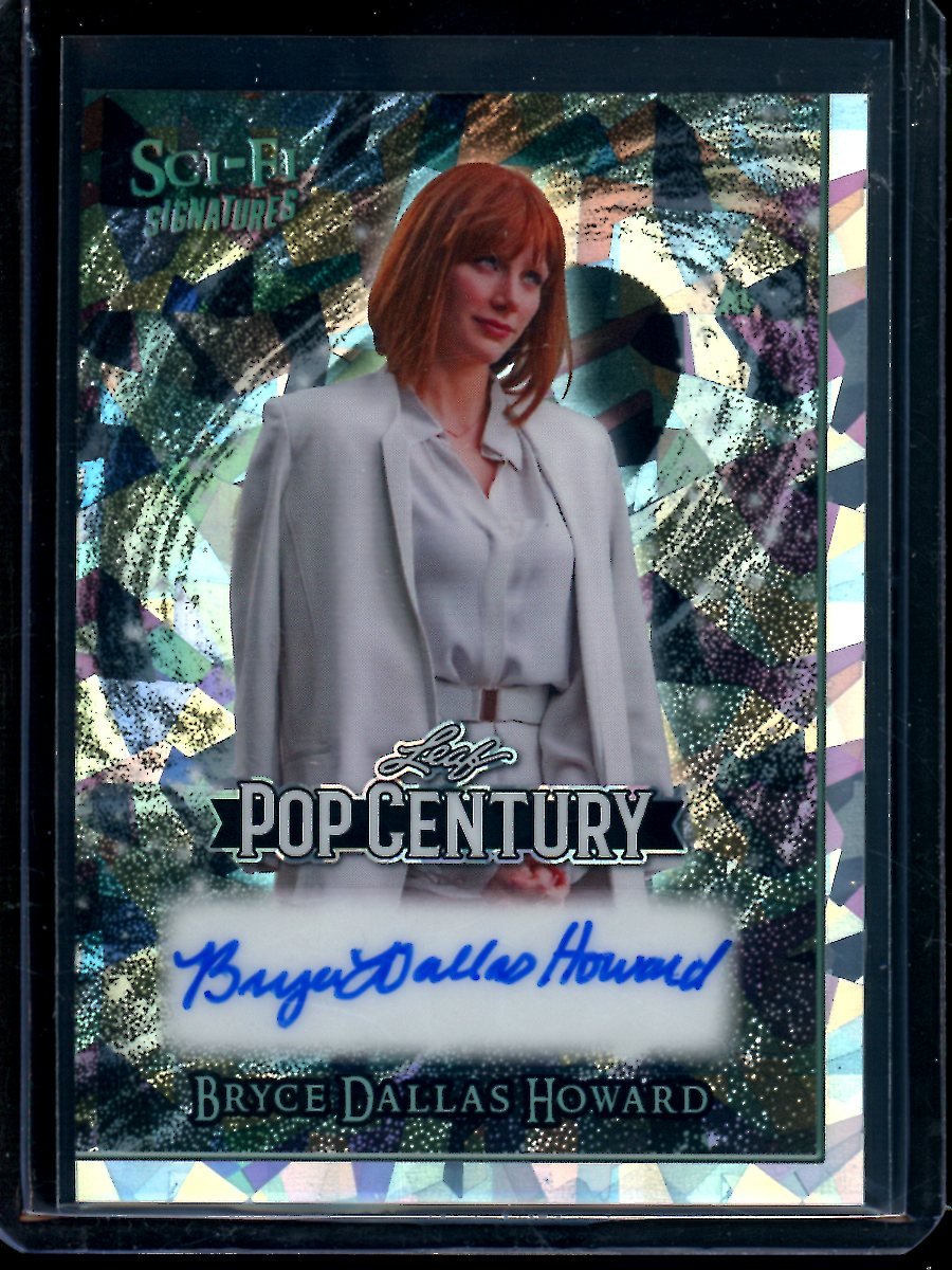 2026 Leaf Pop Century Bryce Dallas Howard Sci-Fi Signatures Autograph /25