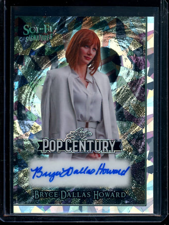 compare product 2026 Leaf Pop Century Bryce Dallas Howard Sci-Fi Signatures Autograph /25