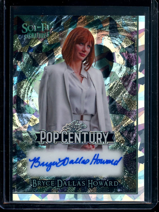2026 Leaf Pop Century Bryce Dallas Howard Sci-Fi Signatures Autograph /25