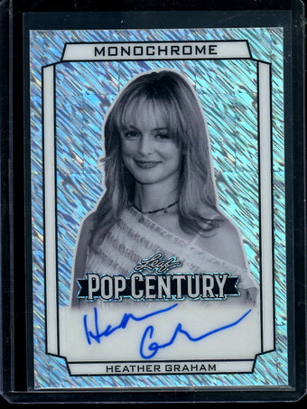 compare product 2026 Leaf Pop Century Heather Graham Monochrome Autograph 1/1 Twin Peaks