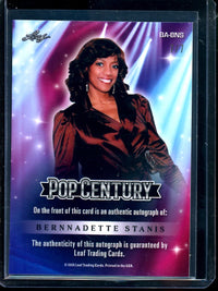 2026 Leaf Pop Century Bernnadette Stanis Autograph /7