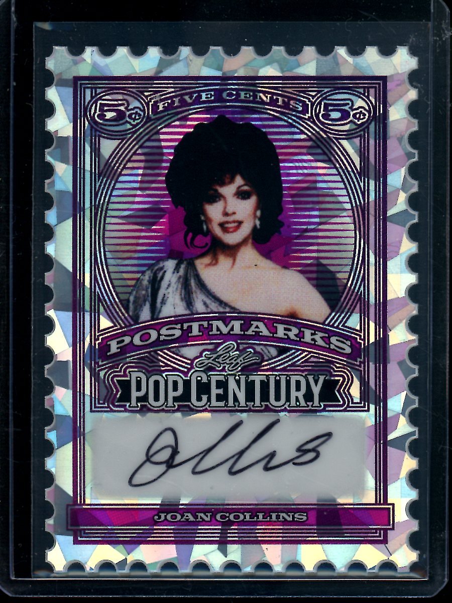 2026 Leaf Pop Century Joan Collins Postmarks Autograph /5