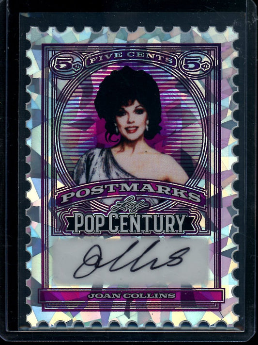 2026 Leaf Pop Century Joan Collins Postmarks Autograph /5