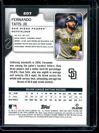 2025 Topps Pristine Fernando Tatis Jr. Orange Refractor /25 Padres